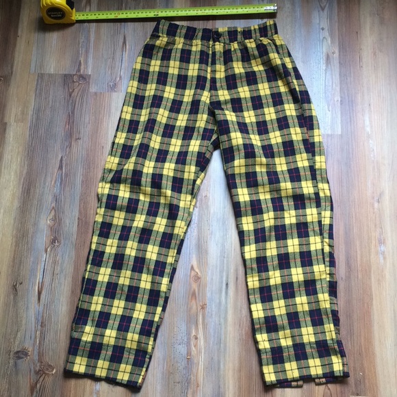 Crop plaid punk pants - Picture 3 of 5